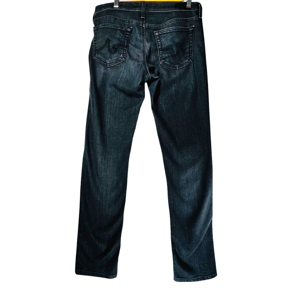 AG Adriano Goldschmied The Stevie Slim Straight Fit Womens Jeans Dark Wash 30R - Picture 2 of 15